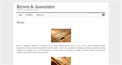 Desktop Screenshot of brownlaw-ok.com