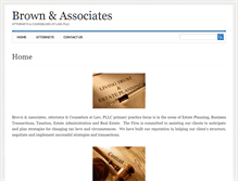 Tablet Screenshot of brownlaw-ok.com
